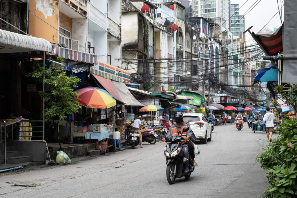 A back street of bangkok