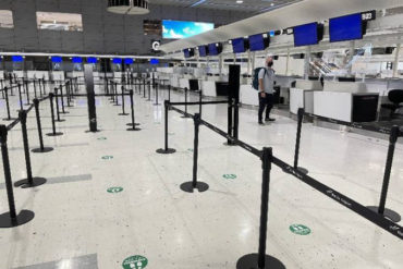 Empty airport